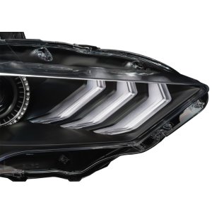 Ford Mustang Headlight Assembly - ORACLE Lighting - Black Series - Dynamic ColorSHIFT - `18-`23